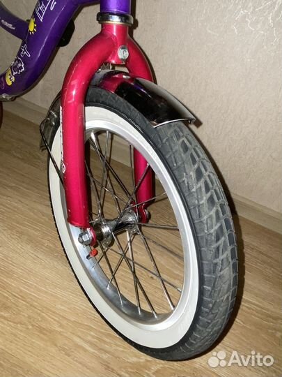 Велосипед для девочки колеса 16