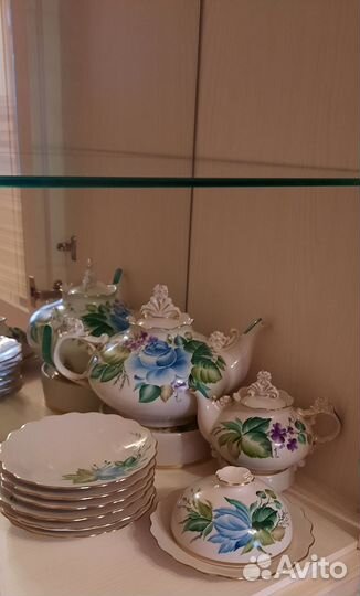 Чайный фарфоровый сервиз лоз