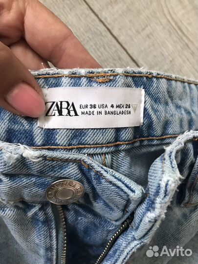 Джинсы zara пакетом 3шт 44р