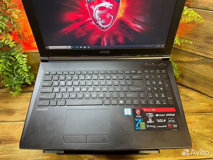 Игровой ноутбук MSI: Core i7-7gen/GTX/16gb озу