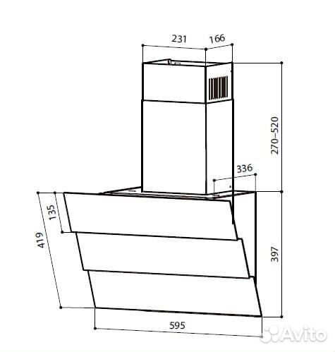 Вытяжка LEX Rio White
