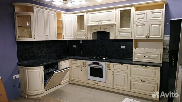 Кухня Прага фасады мдф эмаль, цена за метр