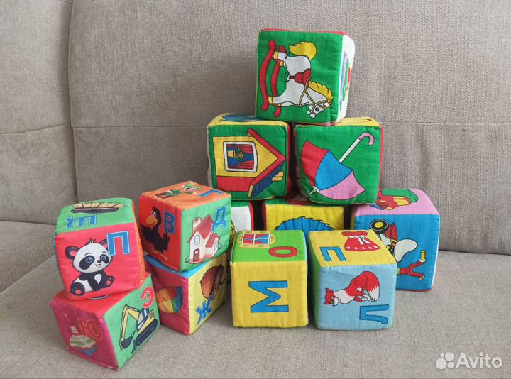 Мягкие кубики