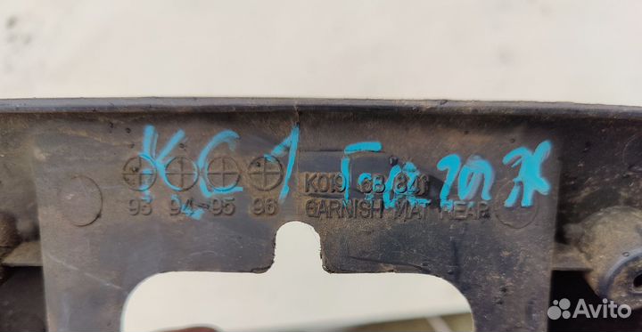 Накладка порога багажника kia sportage 1