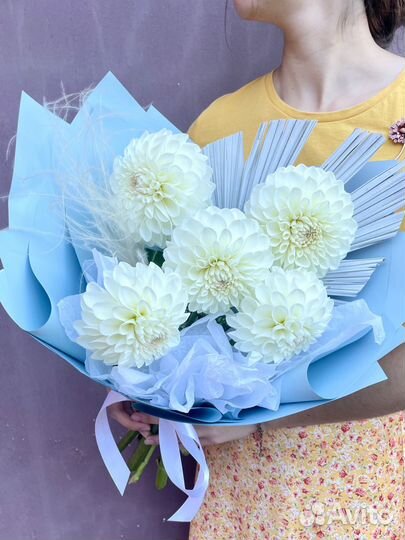 Букеты из георгинов