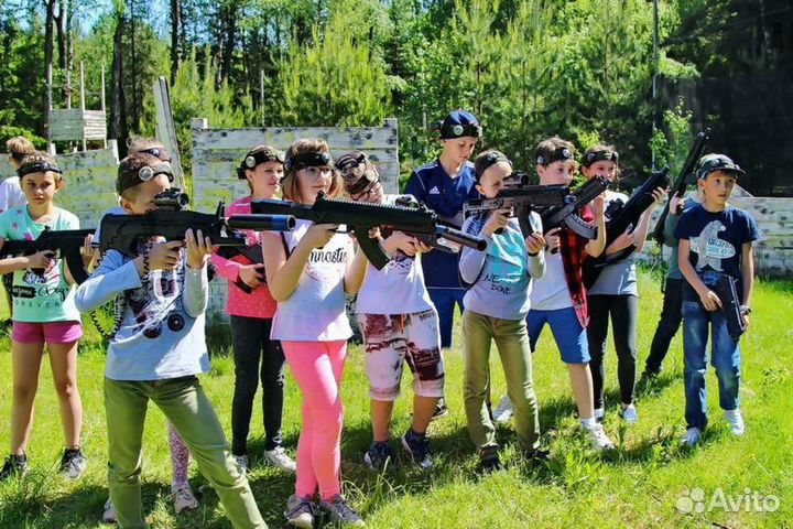 Выездной лазертаг на детский праздник