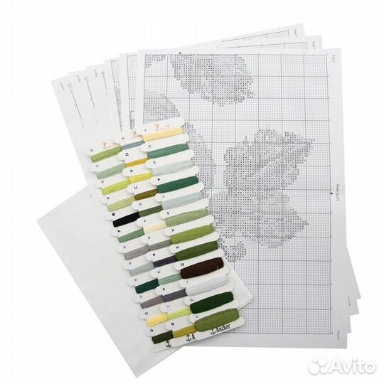 B2259 Набор для вышивания 'Натюрморт с яблоками' 4