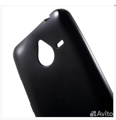 Чехол-накладка для Microsoft Lumia 640XL (черная)