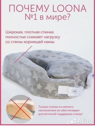 Подушка для кормления loona+