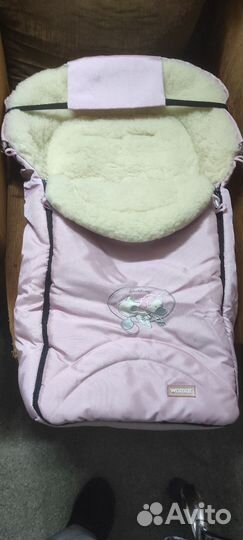 Конверт в коляску из овчины womar