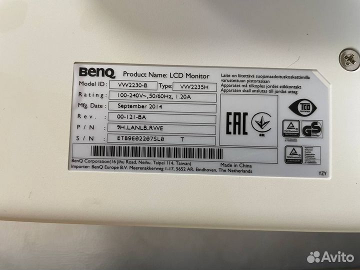 Монитор Benq 22д