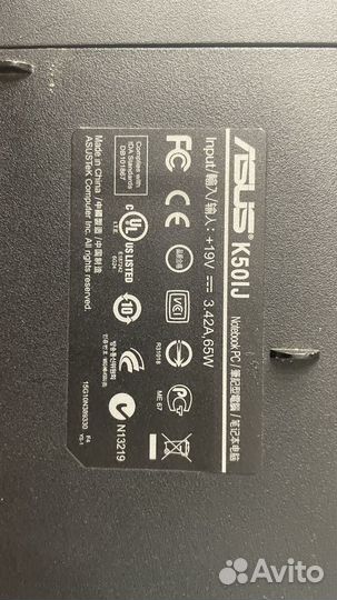 Ноутбук Asus k50IJ