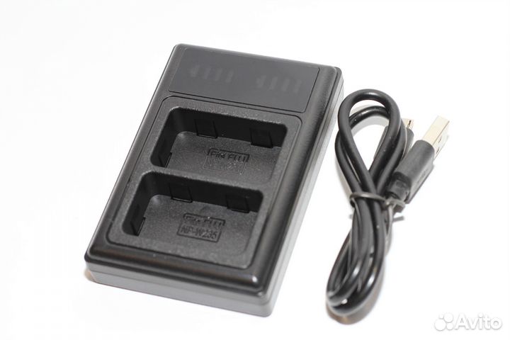 Зарядное устройство двойное для Fujifilm NP-W235