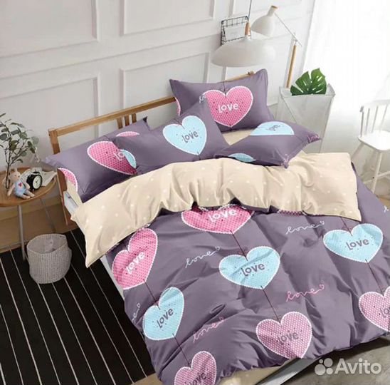 Новое постельное белье 2 сп. Поплин (Россия)