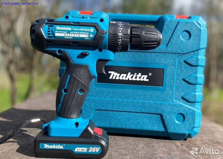 Шуруповерт Makita 26v новый