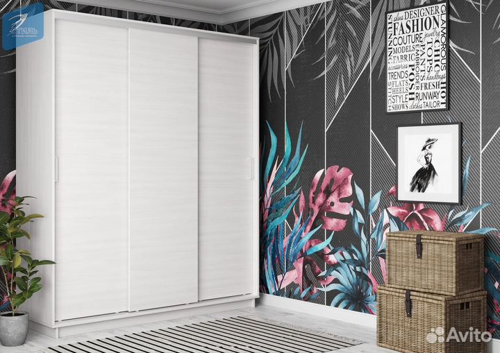 Шкаф-купе Симпл 3-дверный