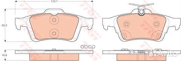 Колодки тормозные дисковые ford: C-MAX II 1.0 E