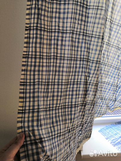 Шторы кухонные лен