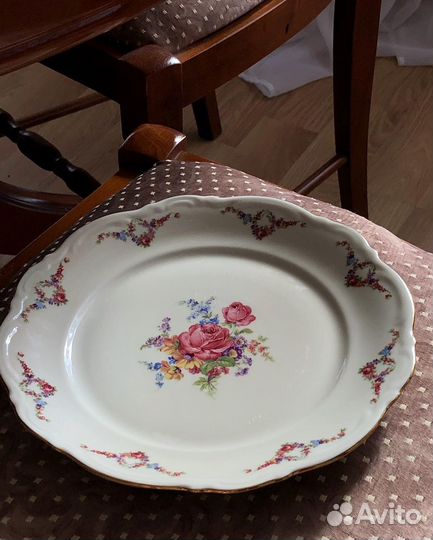 Тарелка фарфор винтаж