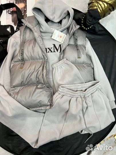 Спортивный костюм женский теплый тройка