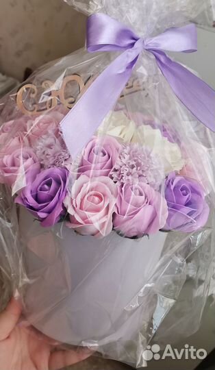 Букет цветов из мыла