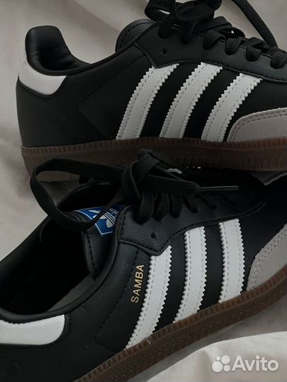 Кроссовки Adidas Originals Samba Vegan Black Gum