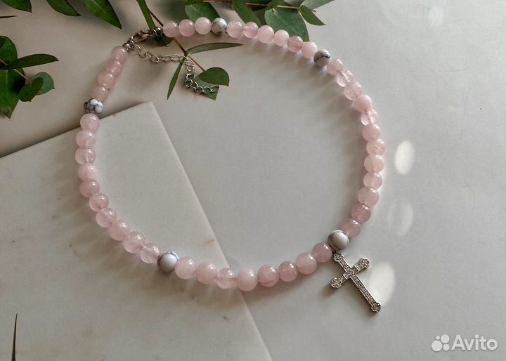 Колье из натуральных камней