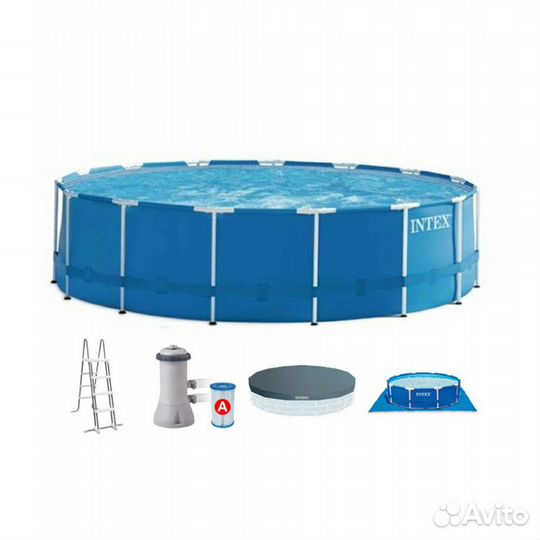 28242 Каркасный бассейн Metal Frame 457х122см