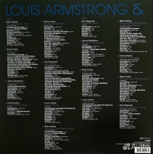 Виниловая пластинка Louis Armstrong - Vocal Duets