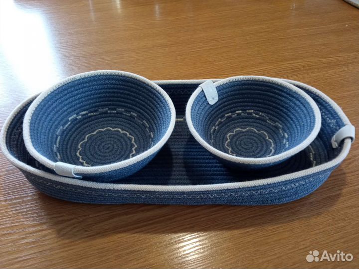 Интерьерные корзины (комплект)