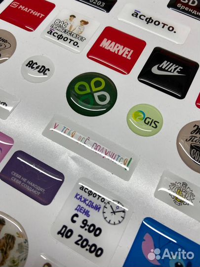 Печать 3D стикеров опт и розница