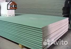 Гипсокартон водостойкий