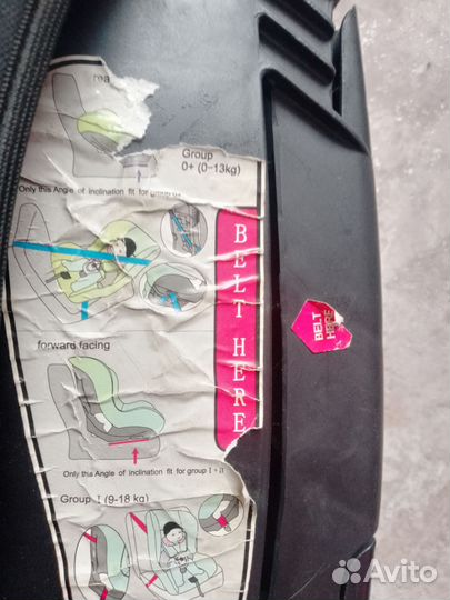 Детское кресло в машину бу