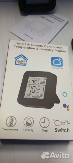 Tuya WI-FI универсальный ик-пульт хаб с датчиками