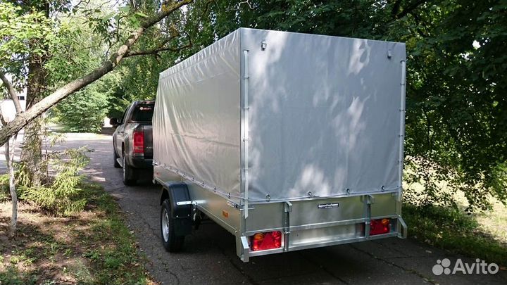 Прицеп легковой сст-7132-09 с тентом (со скосом)