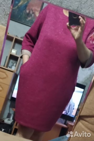 Платье женское тёплое. 54-56