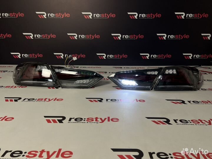 Стопы Toyota Camry 70 Lexus Style Прозрачные