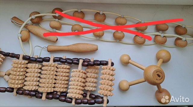 Массажер тетраком дерево