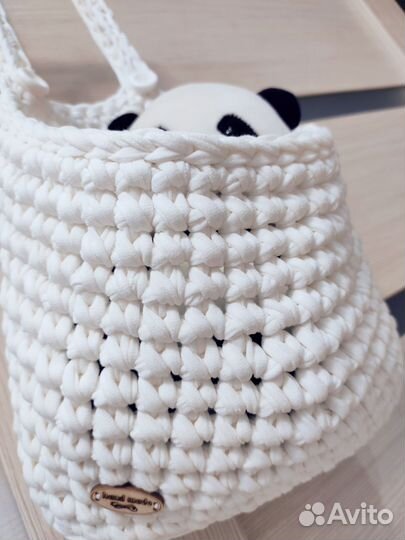 Корзина плетеная на детскую кроватку / органайзер