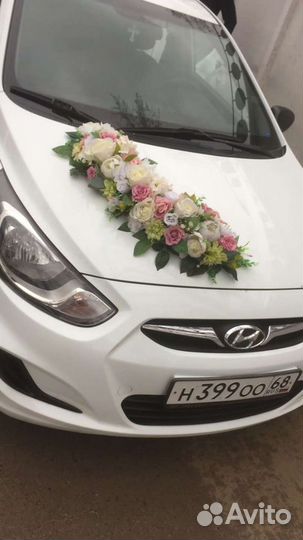 Украшение на свадебный автомобиль