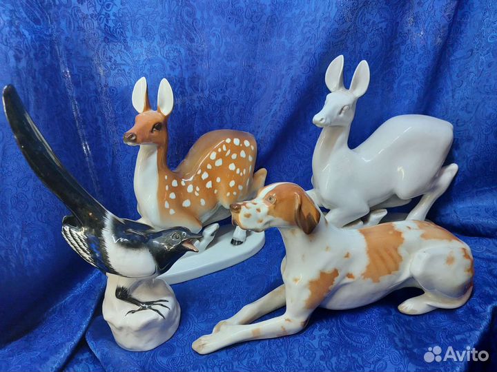 Фарфоровые статуэтки лфз, дулево