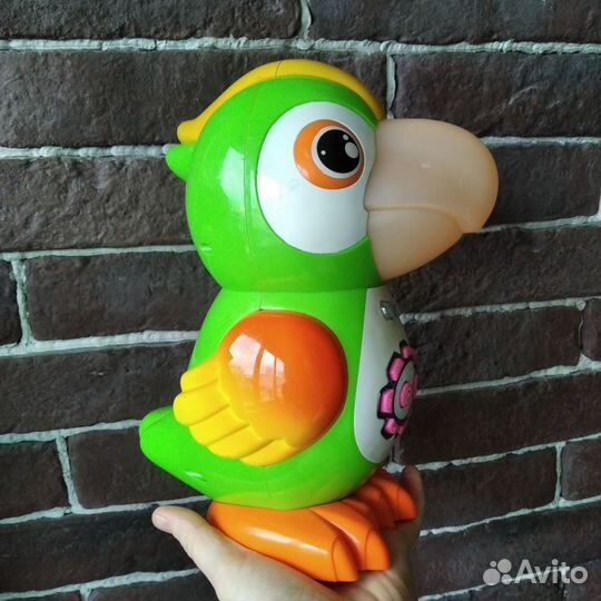 Умный попугай музыкальная игрушка
