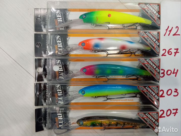 Воблеры German GG Bandit/ Троллинг 120 мм