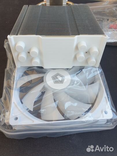 Мощный Кулер башенный 120мм amd/intell белый argb