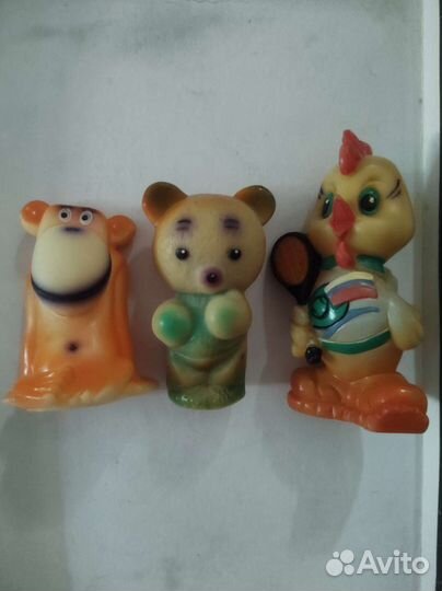 Резиновые игрушки СССР с клеймом
