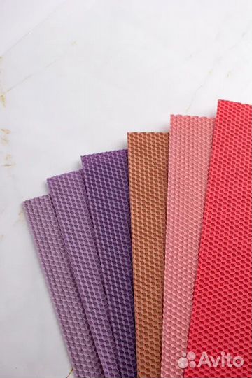 Вощина из натурального пчелиного воска цветная