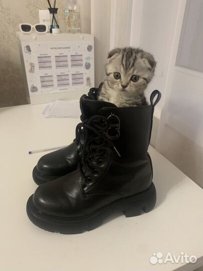 Ботинки зима 34