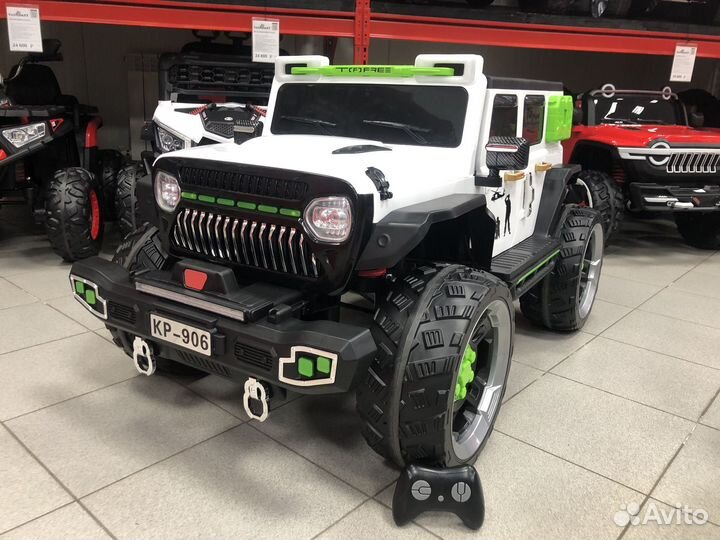 Детский электромобиль новый машинка Джип