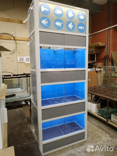 Аквариумная стойка для зоомагазина для животных