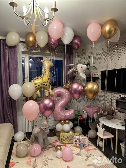 Воздушные шары с гелием. Шарики